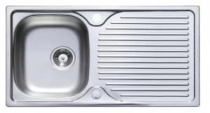 Horizon Single Bowl Kitchen Steel Sink and Drainer