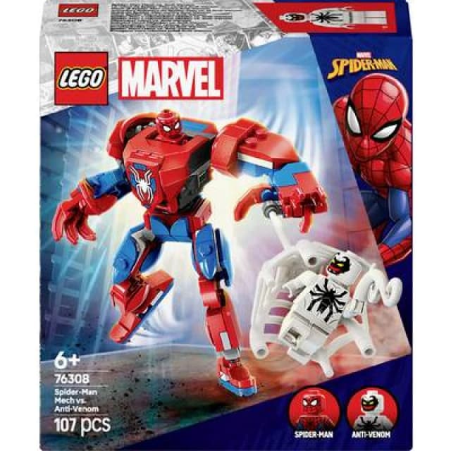 LEGO LEGO Marvel Spider-Man Mech vs. Anti-Venom Playset 76308