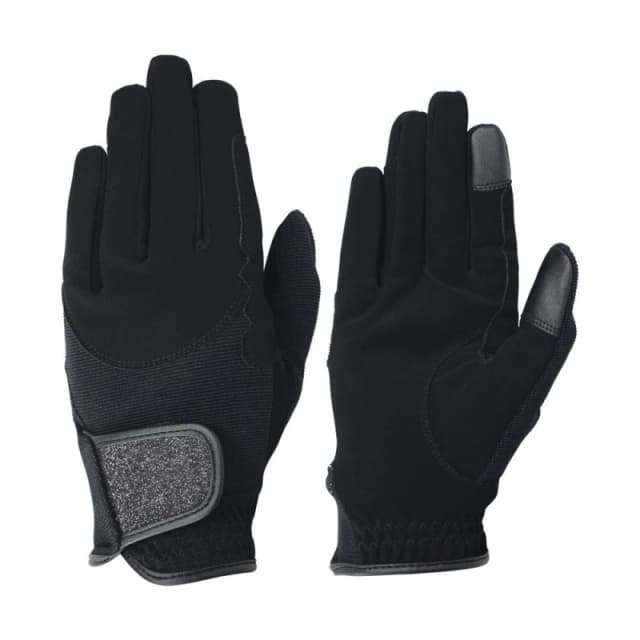 Hy5 Mens Roka Riding Gloves in Black Size: XS Black Male XS