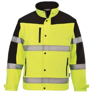 Portwest S429YERS - sz S Two Tone Softshell Jacket (3L) - Yellow