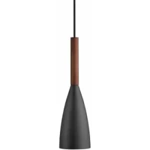 Nordlux Pure Dome Pendant Ceiling Light Black, E27