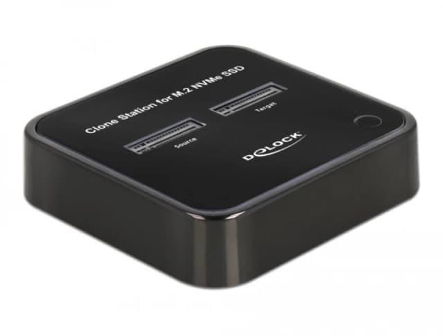 DeLOCK M.2 Docking Station for 2 x M.2 NVMe PCIe SSD with Clone functi