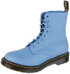 Dr. Martens 1460 Pascal Mid Blue Virginia Laced Boots light blue