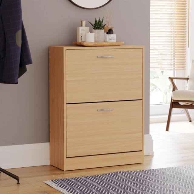 Lassic Vida Designs 2 Drawer Shoe Cabinet Pine unisex 2 Drawer