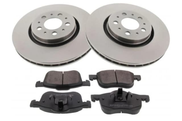 MAPCO 47953 Brake disc and pads set Front Axle, Brake Disc Type: Vented, with anti-squeak plate Brake Set,disc brakes (3405)