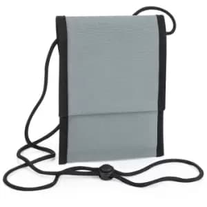 Recycled Neck Pouch (One Size) (Grey) - Bagbase