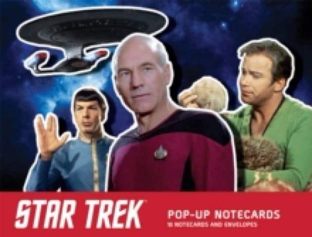 Star Trek Pop-Up Notecards. Hardback. By Chip Carter Books