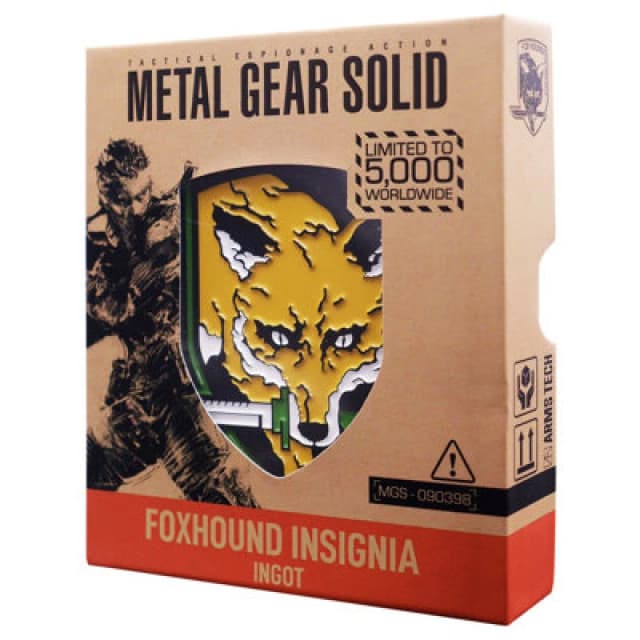 Metal Gear Solid FOXHOUND Insignia Limited Edition Ingot Multi unisex