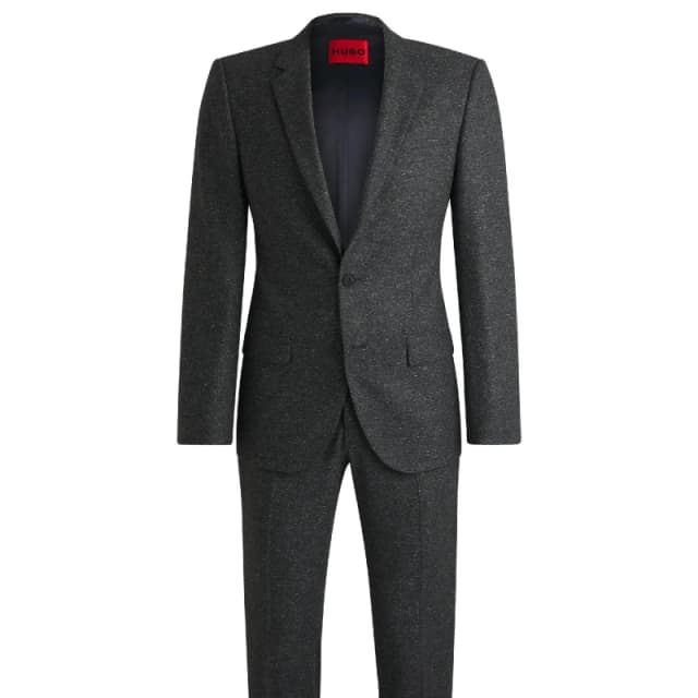 Boss Mens Henry/Getlin232x Suit Open Grey male 36 (46)