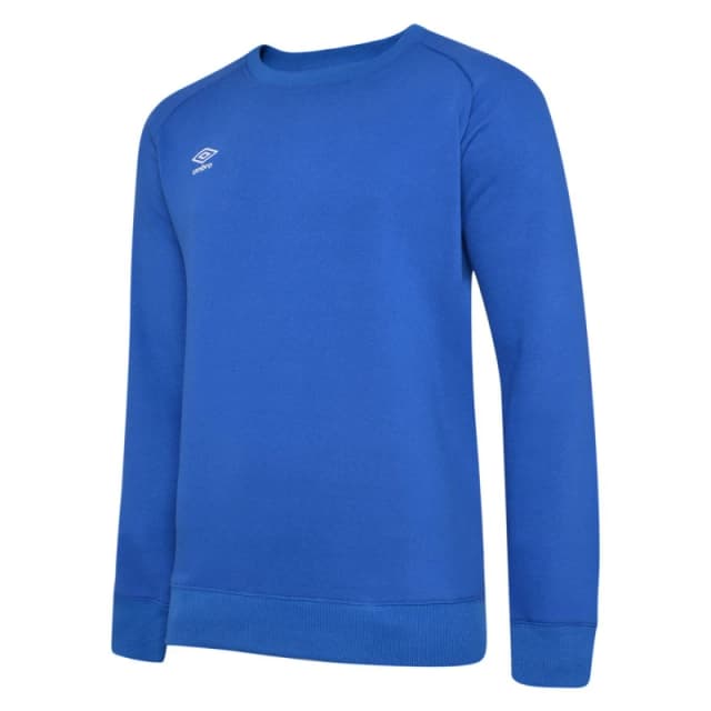Umbro Club Leisure Sweatshirt in Mid Blue Size: 11-12 Years Mid Blue Unisex 11-12 Years