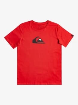 Comp Logo - T-Shirt for Boys 8-16 - Red - Quiksilver