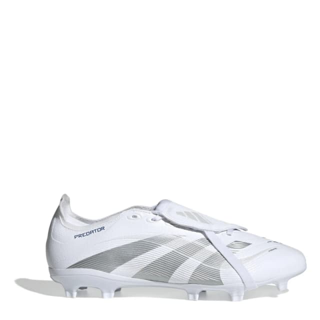 adidas Predator League Fold-Over Tongue Firm Ground Football Boots - White White 6