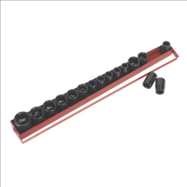 Genuine SEALEY AK684 Impact Socket Set 16pc 1/2Sq Drive Metric/Imperial