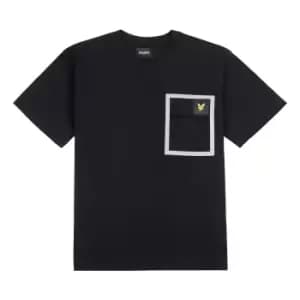 Lyle & Scott Kids Heat Sealed Pocket Tee - Black - 10/11