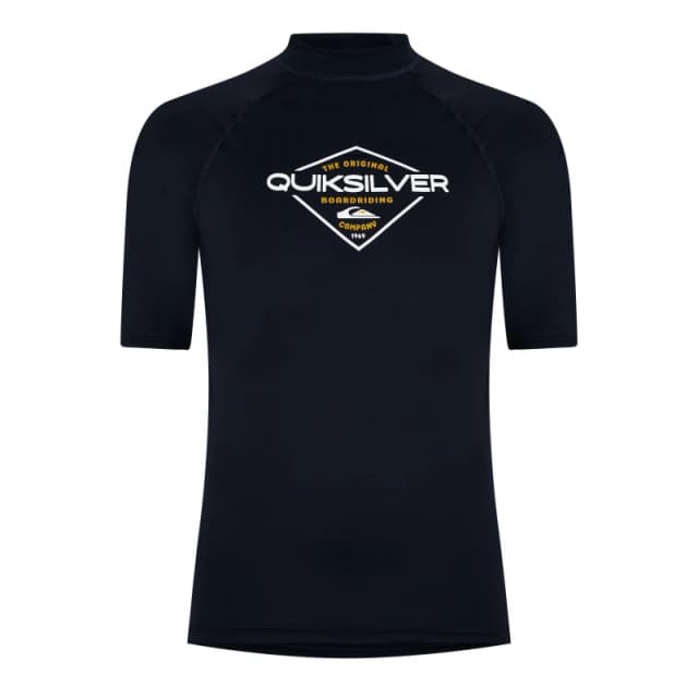 Quiksilver Rash Vest Mens - Black S