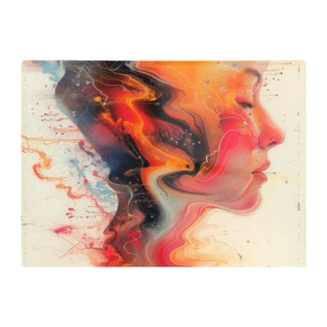 Warren Reed Designer Geometric Vibrance Chopping Board