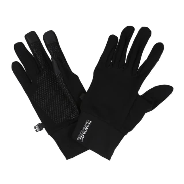 Gloves Regatta Touchtip Stretch II Noir Unisex XL