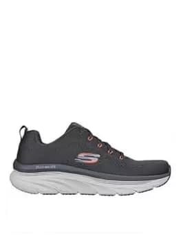 Skechers D'lux Walker Meerno Relaxed Fit Engineered Memory Foam Trainer, Grey, Size 10, Men