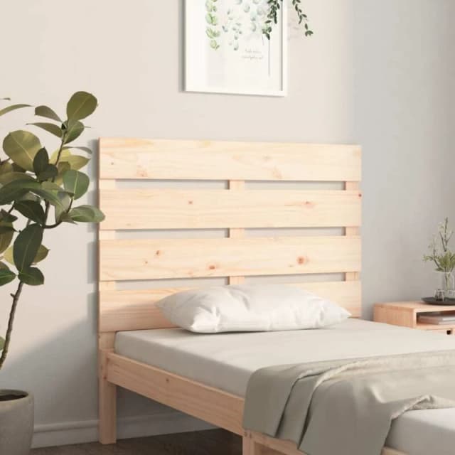 Vidaxl Headboard 75X3X80 Cm Solid Wood Pine, Brown 821367