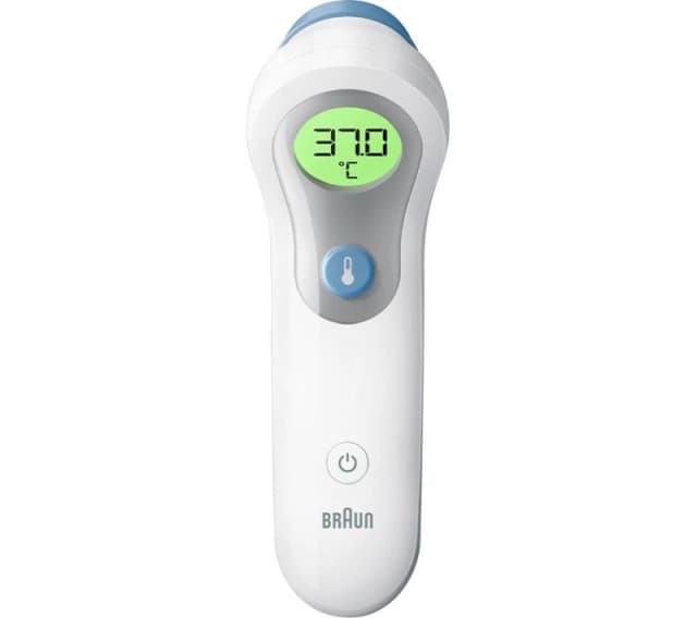 BRAUN Sensian BNT300 Thermometer - White & Silver 4022167130013