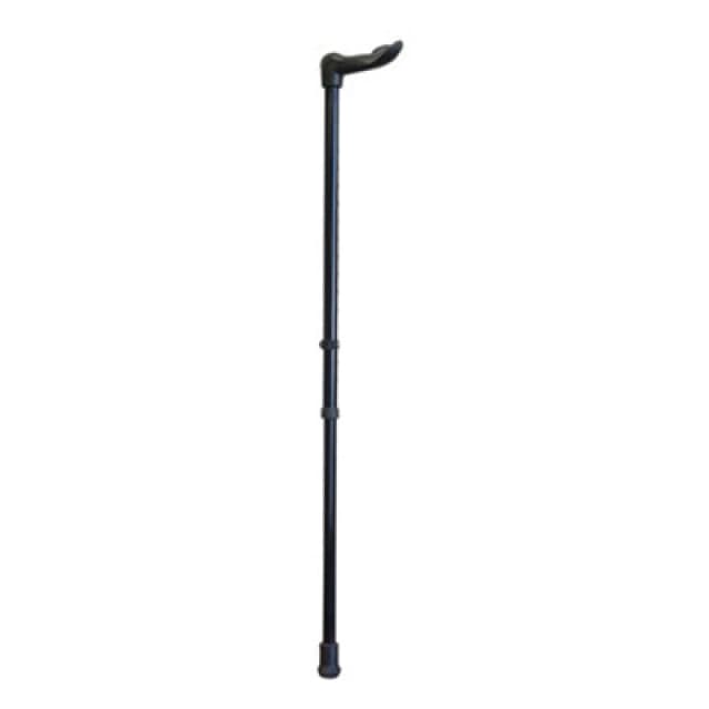 Loops Left Handed Ergonomic Handled Walking Stick - Palm Grip - 14 Heght Settings Multi