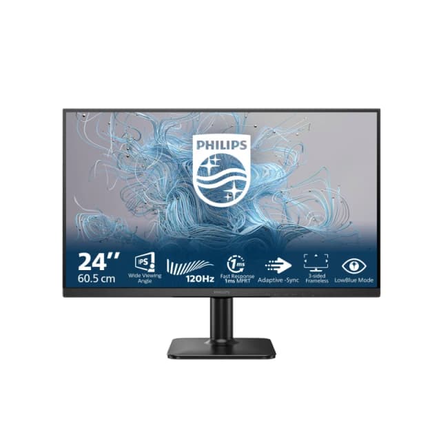 Philips 1000 series 24E2N1110/00 computer monitor 60.5cm (23.8") 1920 x 1080 pixels Full HD LCD Black 24E2N1110/00