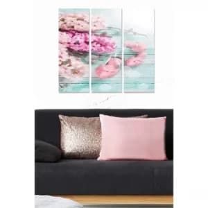 MDF7214054 Multicolor Decorative MDF Painting (3 Pieces)