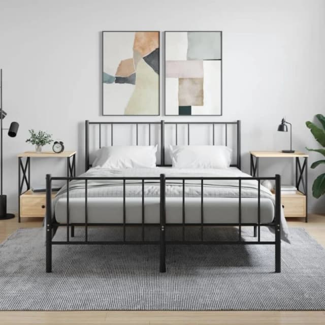 Vidaxl Bedside Tables 2 Pcs Sonoma Oak 50X41X65cm Engineered Wood, Brown 826086