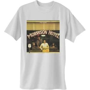 The Doors - Morrison Hotel Unisex Large T-Shirt - White