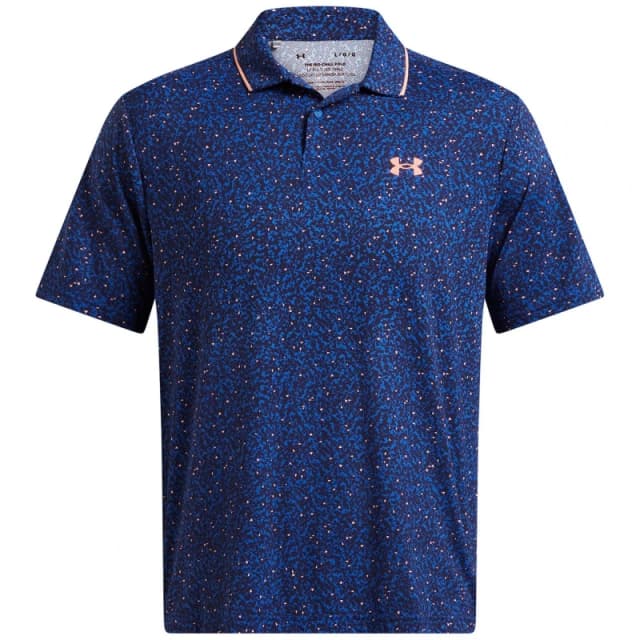 Under Armour Mens Iso Chill Short-Sleeve Performance Polo Shirt Short Sleeve Performance Polos S Blue 36112619350
