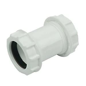FloPlast WC07 Unicom Compression Waste Straight Coupler - 32mm
