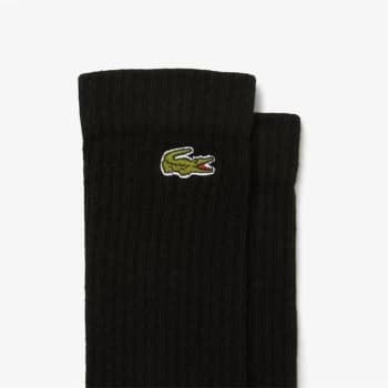 Lacoste 3 Pack Crew Socks - Black