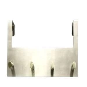 BQ Silver Satin nickel effect Hook rail H120mm W39mm L321mm