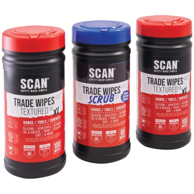 Scan Trade and Scrub Wipes Triple Pack SCXMS/3