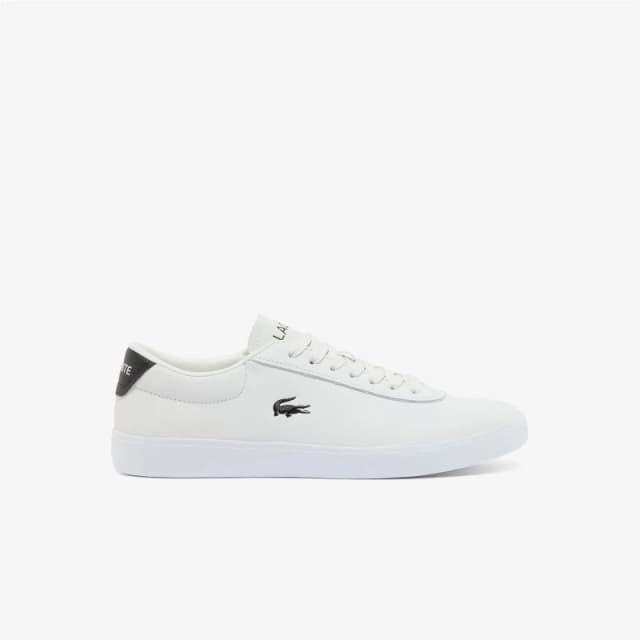 Lacoste Baseshot Evo Trainers White Black male UK 6