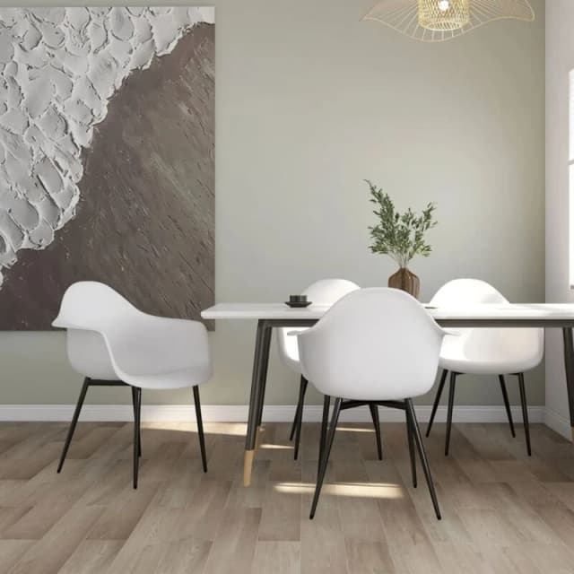VIDAXL Vidaxl - Dining Chairs 4 pcs White pp 8720286645376