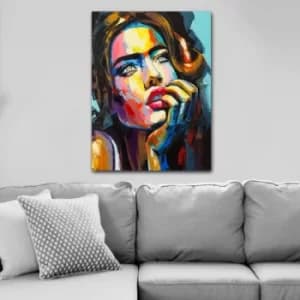 591553301_70100 Multicolor Decorative Canvas Painting