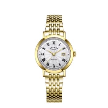 Rotary LB05423-01 Womens Windsor Gold Tone Bracelet Wristw Colour - Silver