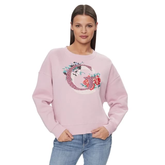 Guess Sweatshirt woman Guess G Floral Rose Female XL