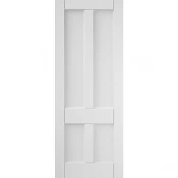 JELD-WEN Curated Deco 4 Panel White Primed Internal Door - 1981mm x 686mm (78 inch x 27 inch)