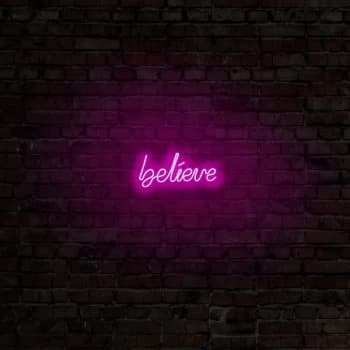 Believe - Pink Pink Wall Lamp