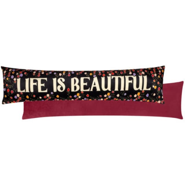 Furn furn. La Vida Life Is Beautiful Velvet Draught Excluder Multi One Size Unisex 5025532815811