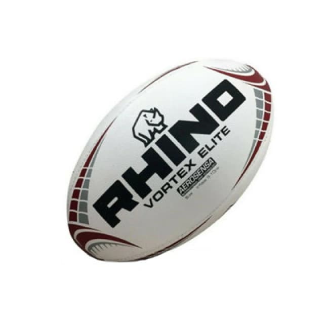 Rhino Vortex Elite Replica Rugby Ball White (2)