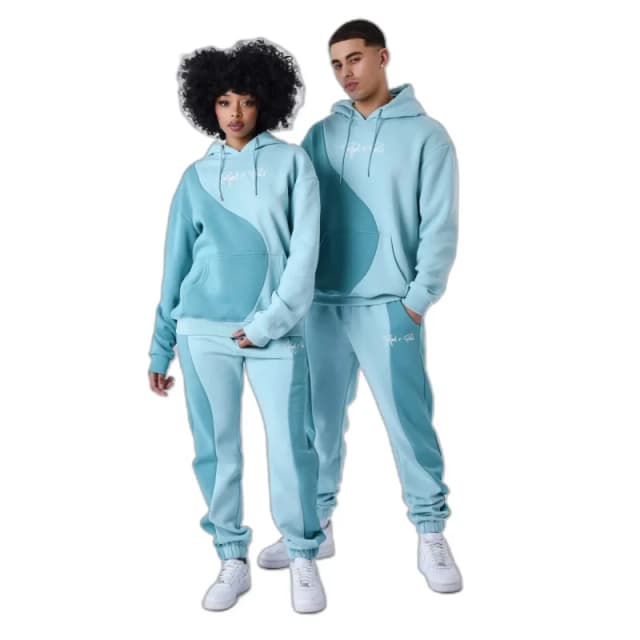 Project X Paris Two-tone wave-style joggers Project X Paris Bleu Male XL