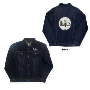 The Beatles - Drum Logo Unisex Large Denim Jacket - Blue