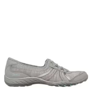 Skechers Scooped Bungee Slip On Trainers Ladies - Grey