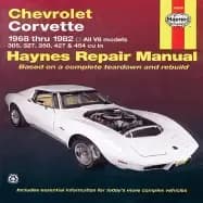 chevrolet corvette 1968 thru 1982 haynes repair manual all v8 models 305 32