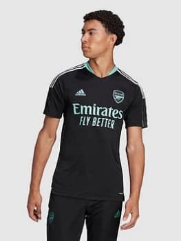adidas 21/22 Arsenal Training Tee - Black Size XL Men