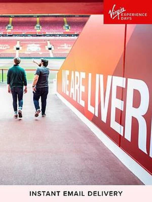 Virgin Experience Days Liverpool Stadium Tour for Two E-Voucher Male NC25201