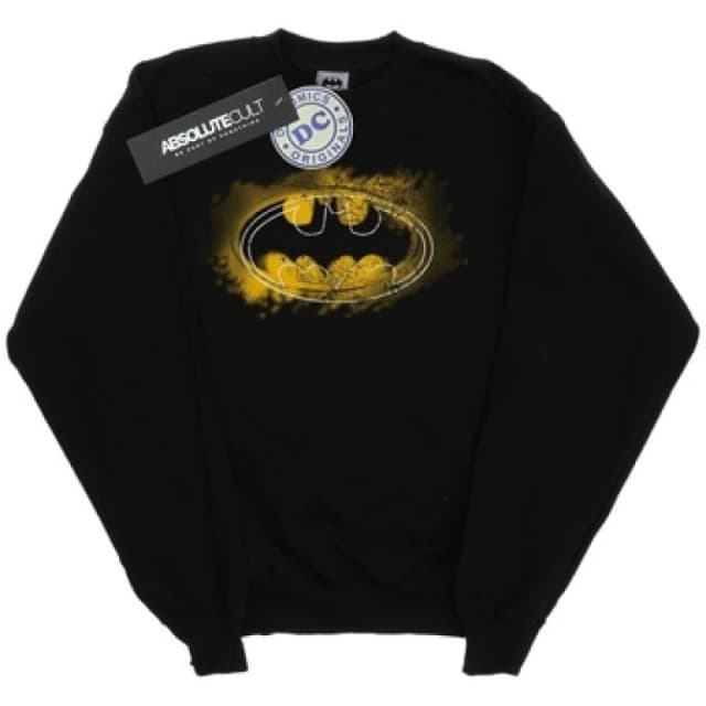 DC Comics Batman Spray Logo Sweatshirt Black male